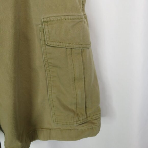 Carhartt Cargo Shorts Mens 36x10 Relaxed Fit Dark Khaki Canvas Pockets - Picture 7 of 10